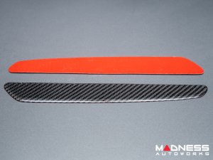 Alfa Romeo Giulia Door Sill Trim Kit - Carbon FIber - Flexible / Self Adhesive 